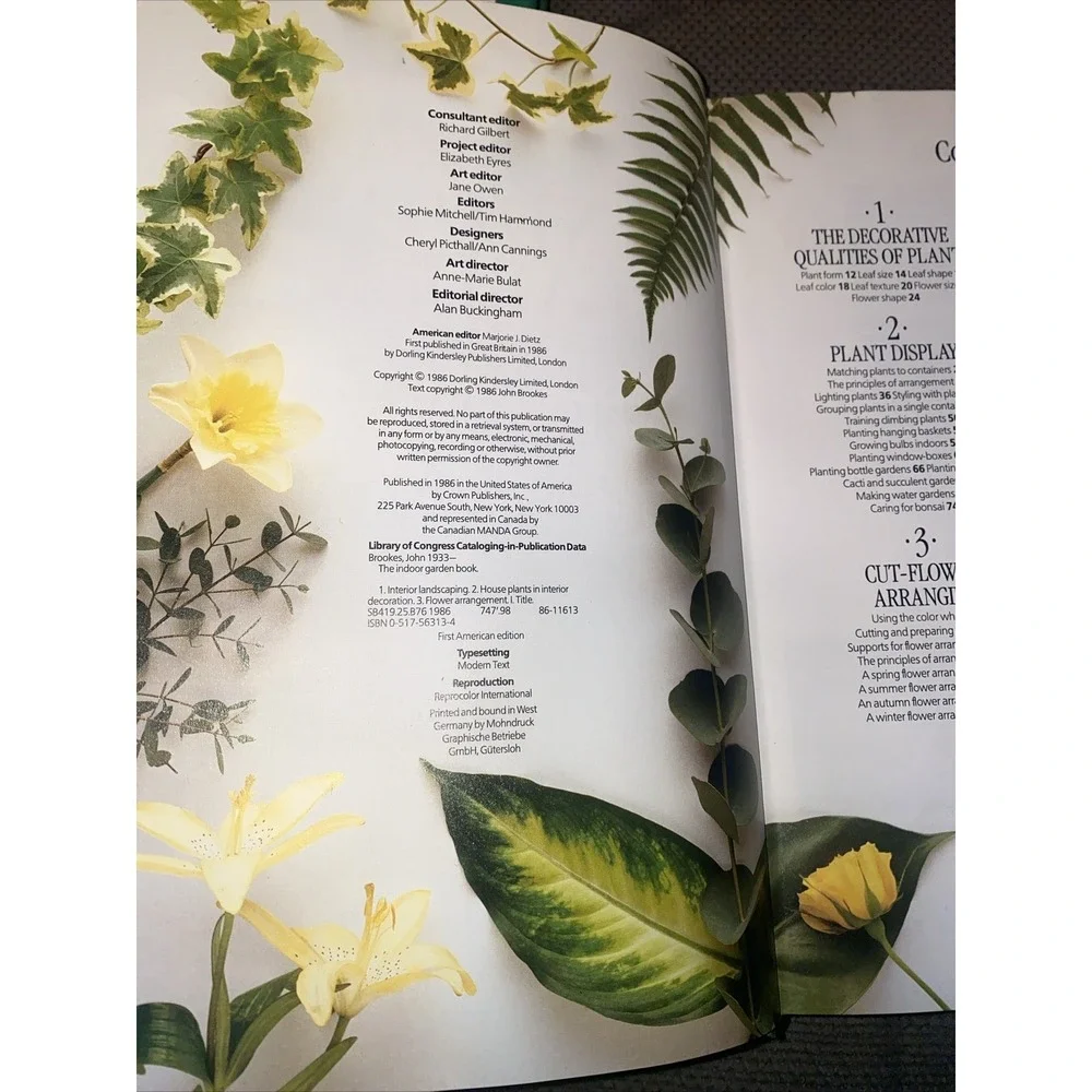 The Indoor Garden Book By John Brookes‎ (Hardcover)
